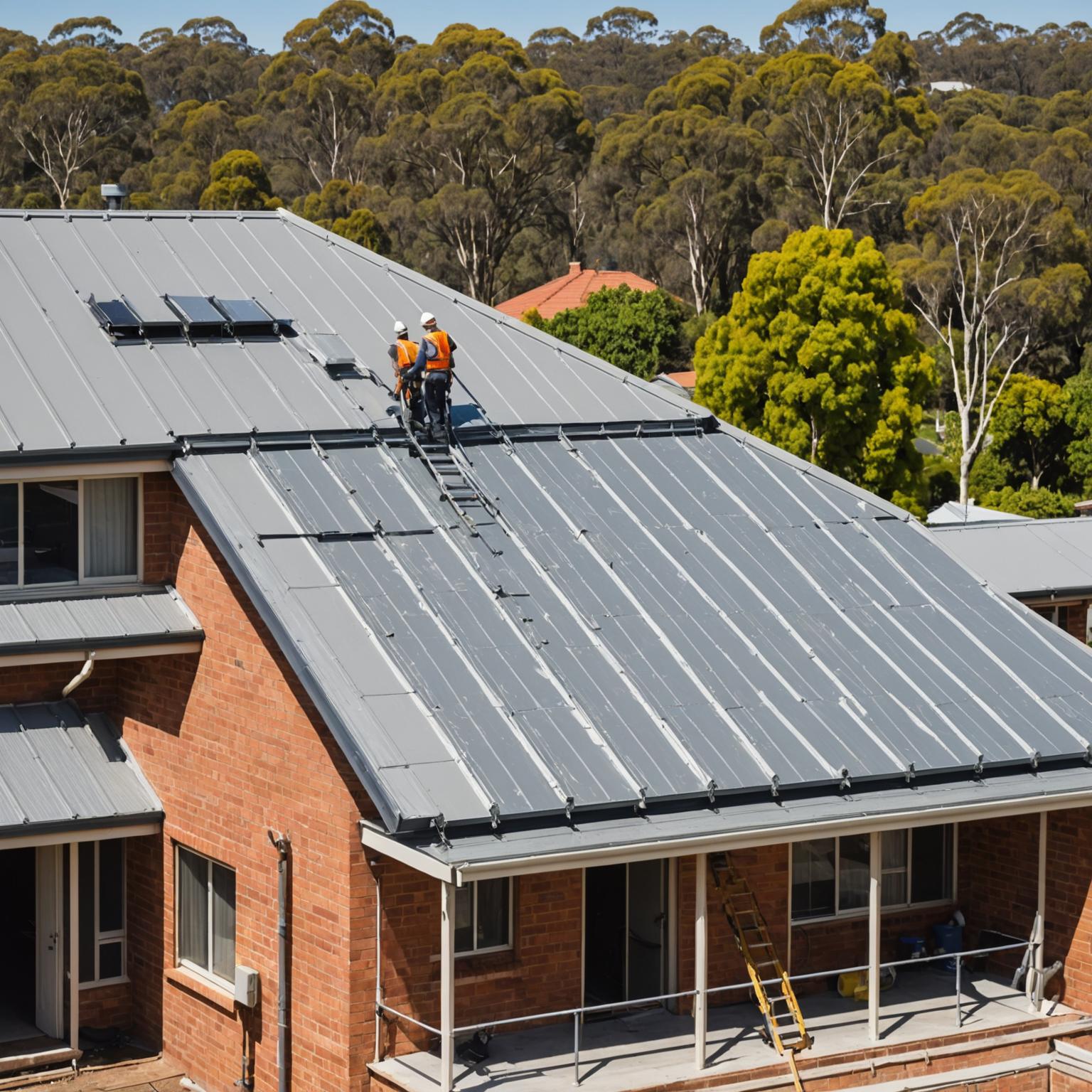 Full roof replacement work