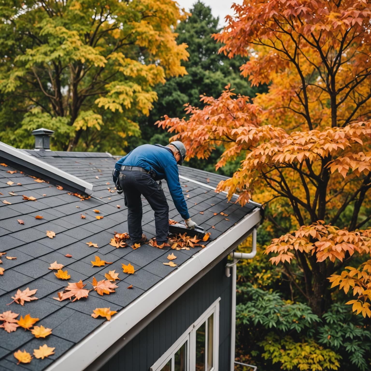 Seasonal roof maintenance